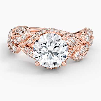 Olivia Diamond Ring (1 ct. tw.) - Round Center Stone