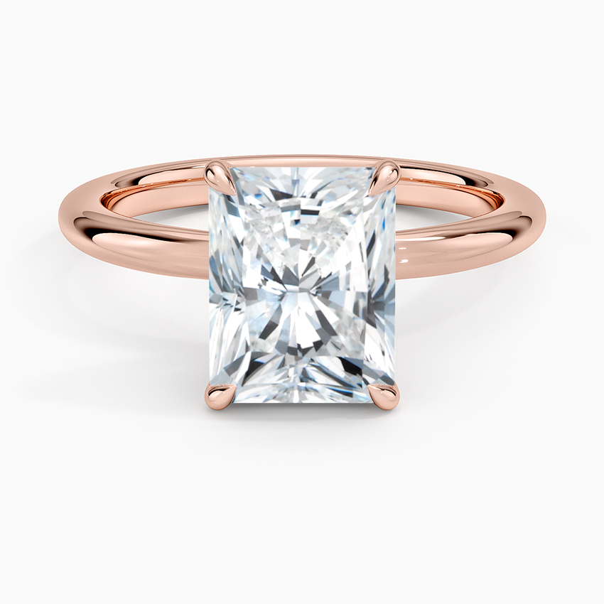 Manon Solitaire Ring - Radiant Cut Center Stone
