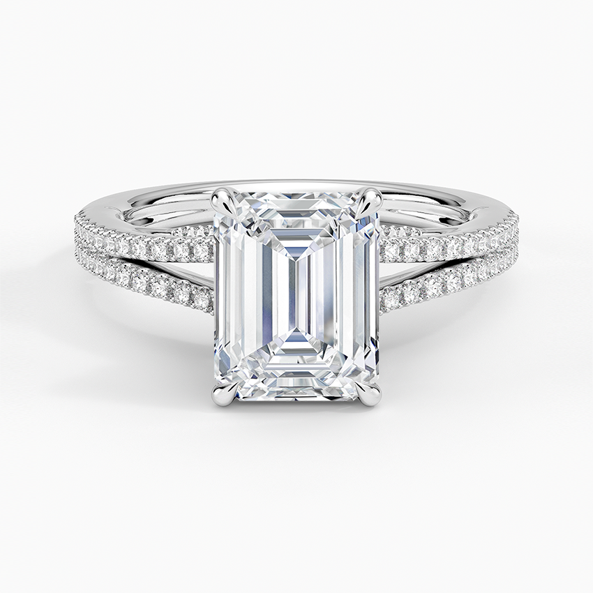 Icon Diamond Ring (1/3 ct. tw.) - Emerald Cut Center Stone