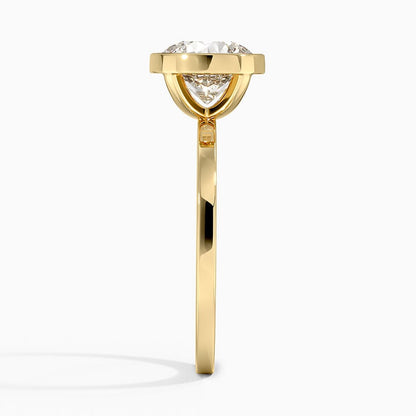 Noemi Bezel Ring - Round Center Stone