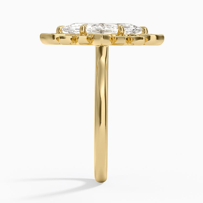 Fiore Halo Diamond Ring (1/4 ct. tw.) - Marquise Center Stone