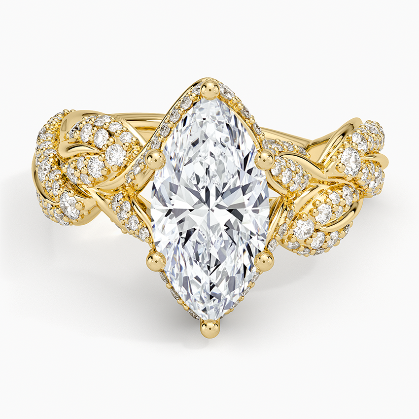 Olivia Diamond Ring (1 ct. tw.) - Marquise Center Stone