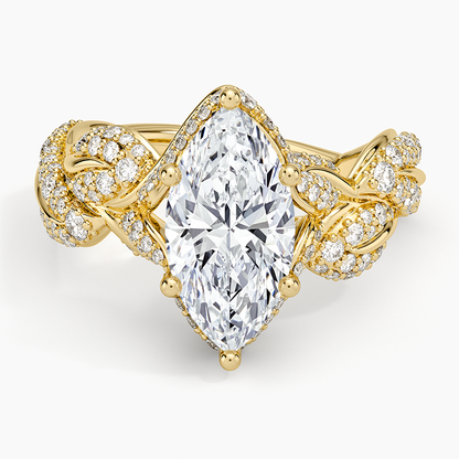 Olivia Diamond Ring (1 ct. tw.) - Marquise Center Stone