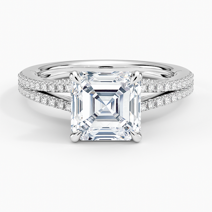 Icon Diamond Ring (1/3 ct. tw.) - Asscher Cut Center Stone