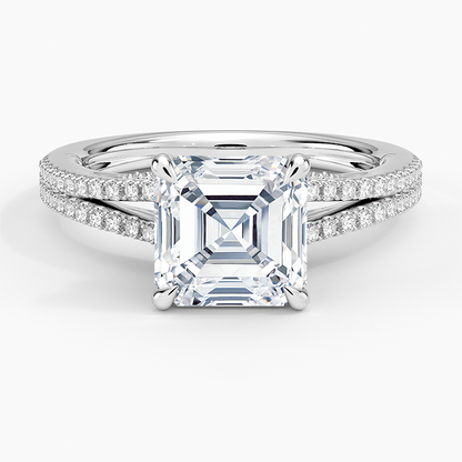 Icon Diamond Ring (1/3 ct. tw.) - Asscher Cut Center Stone