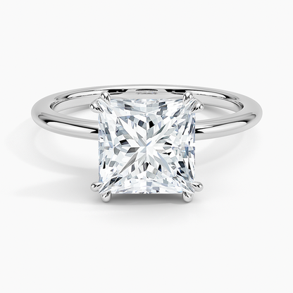 Aveline Solitaire Ring - Princess Cut Center Stone