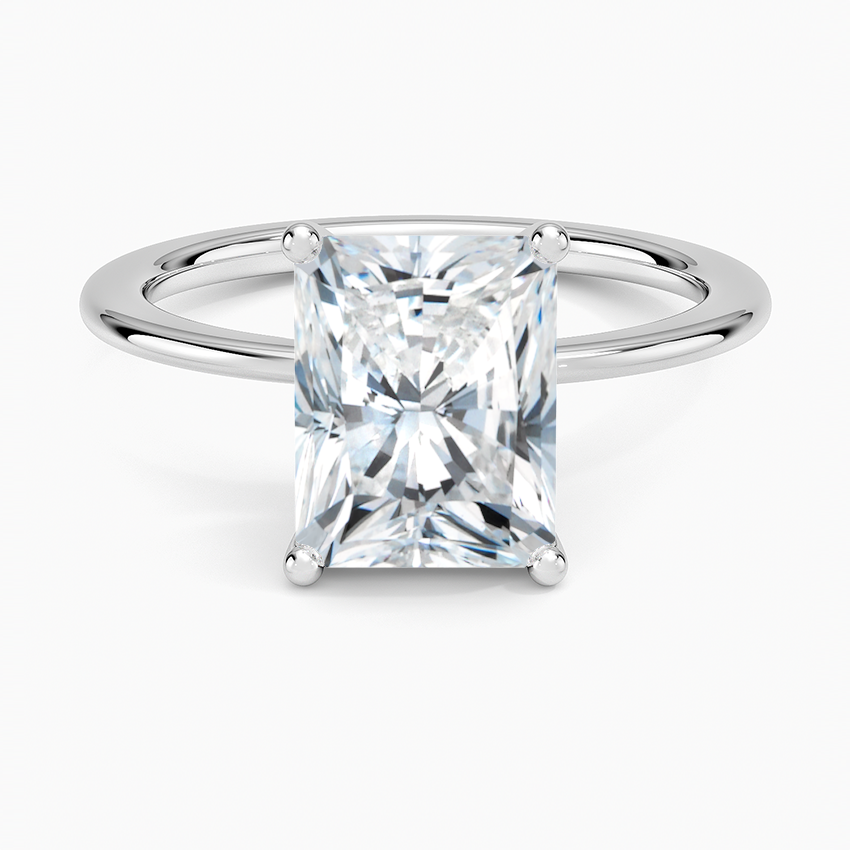 Aimee Solitaire Ring - Radiant Cut Center Stone