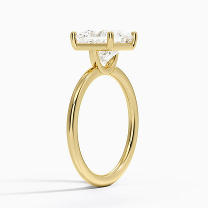 Gwen Perfect Fit Solitaire Ring - Princess Cut Center Stone