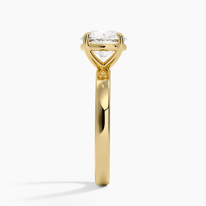 Fairmined Perfect Fit Solitaire 2.5mm Ring - Round Cut Center Stone