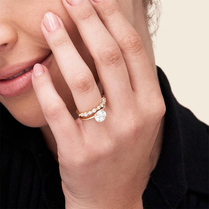 Elodie 1.8mm Solitaire Ring - Round Center Stone
