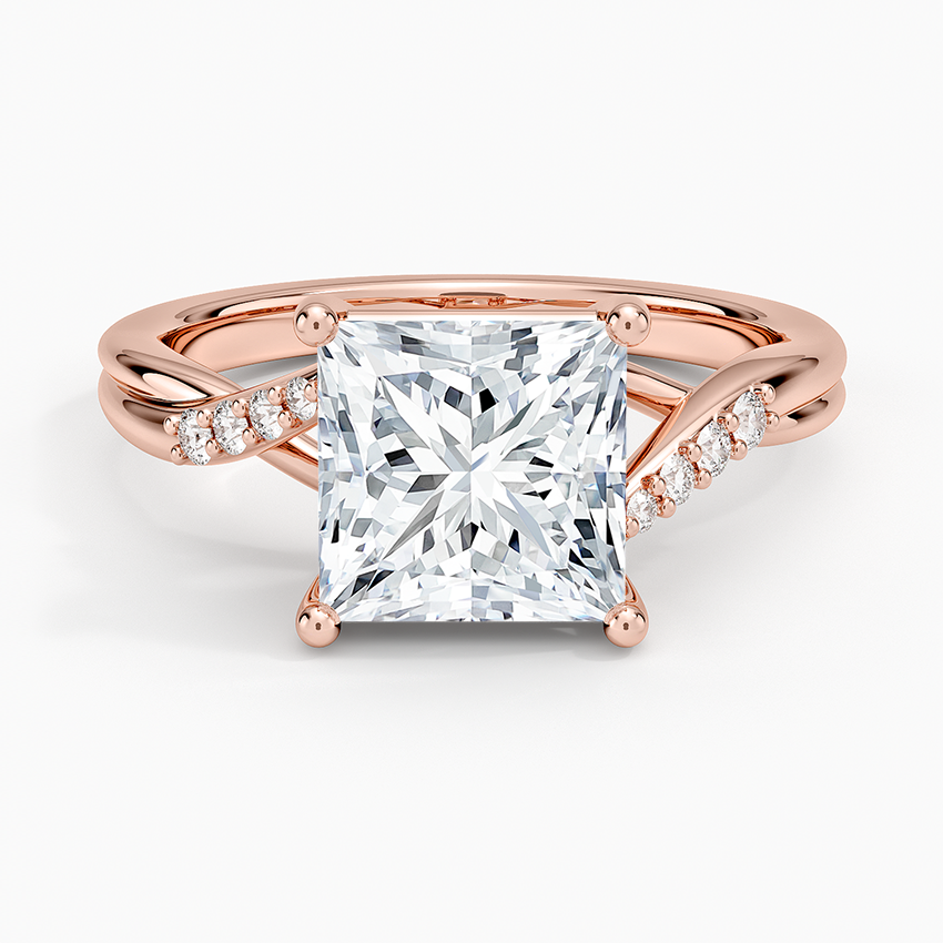 Chamise Diamond Ring (1/15 ct. tw.) - Princess Cut Center Stone