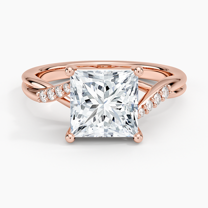 Chamise Diamond Ring (1/15 ct. tw.) - Princess Cut Center Stone