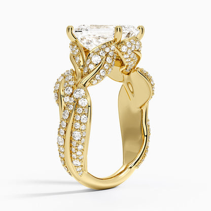 Olivia Diamond Ring (1 ct. tw.) - Emerald Cut Center Stone