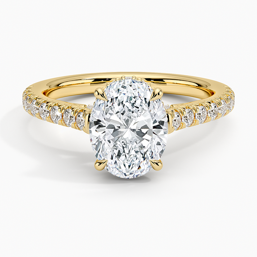 Chantal Diamond Ring - Oval Center Stone