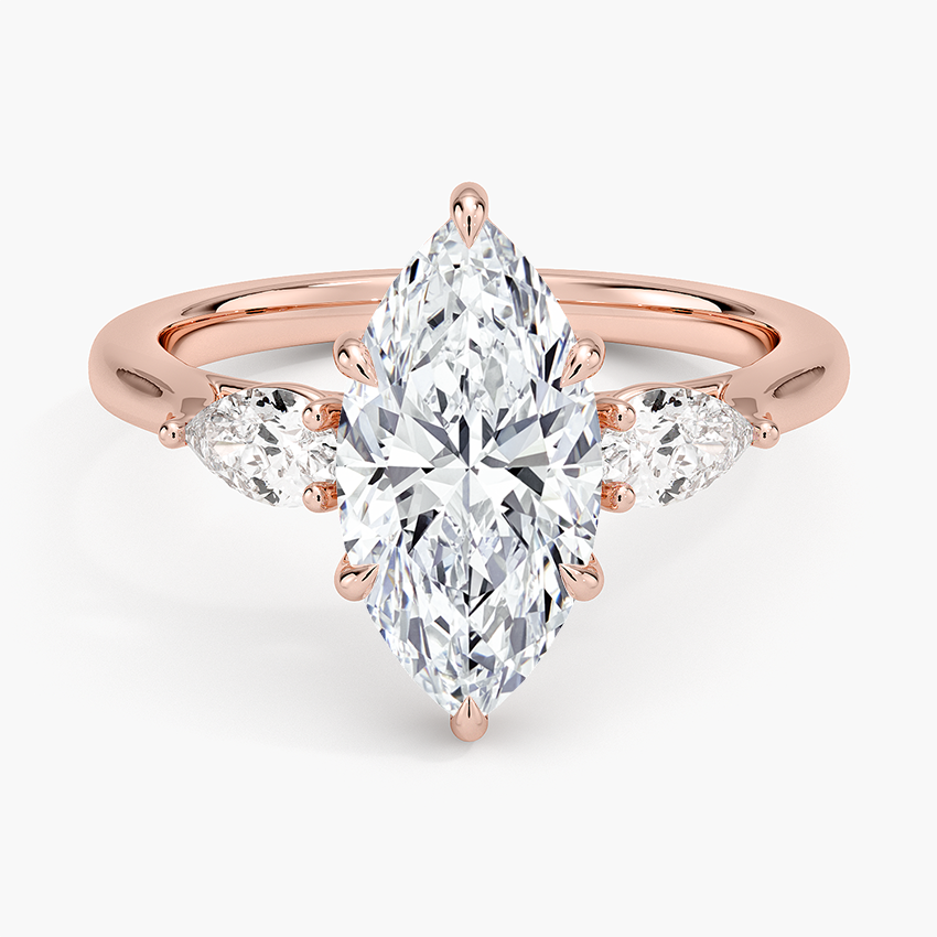 Opera Perfect Fit Diamond Ring - Marquise Center Stone