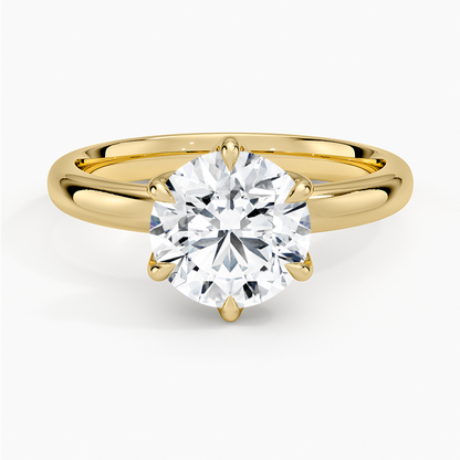Esme 2.5mm Solitaire Ring - Round Center Stone