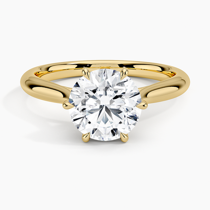 Catalina Solitaire Ring - Round Center Stone