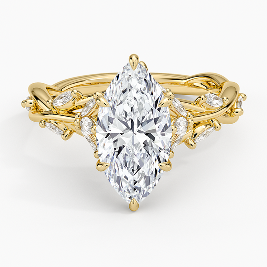 Secret Garden Diamond Ring (1/2 ct. tw.) - Marquise Center Stone