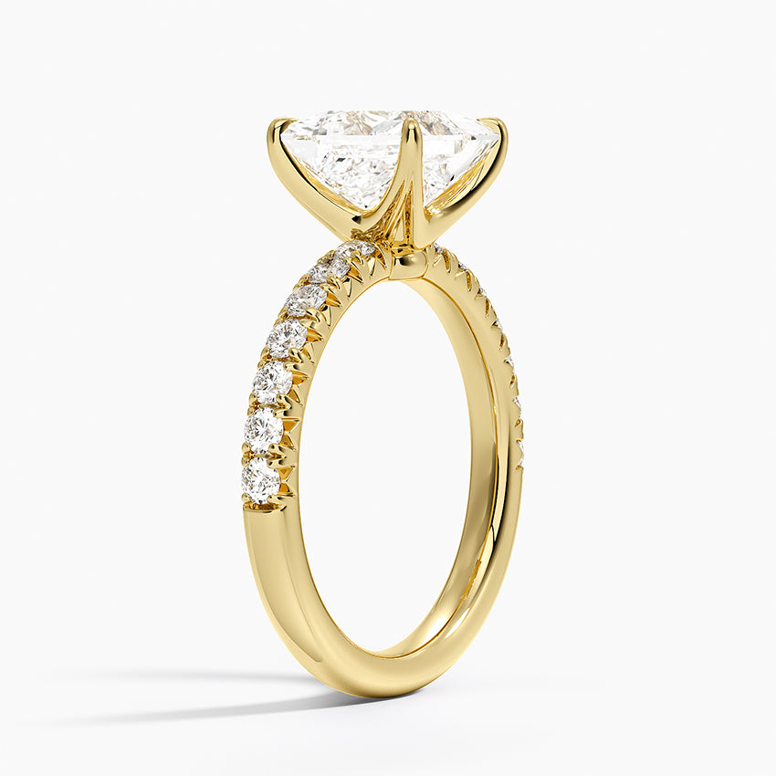 Luxe Amelie Diamond Ring (3/8 ct. tw.) - Princess Cut Center Stone