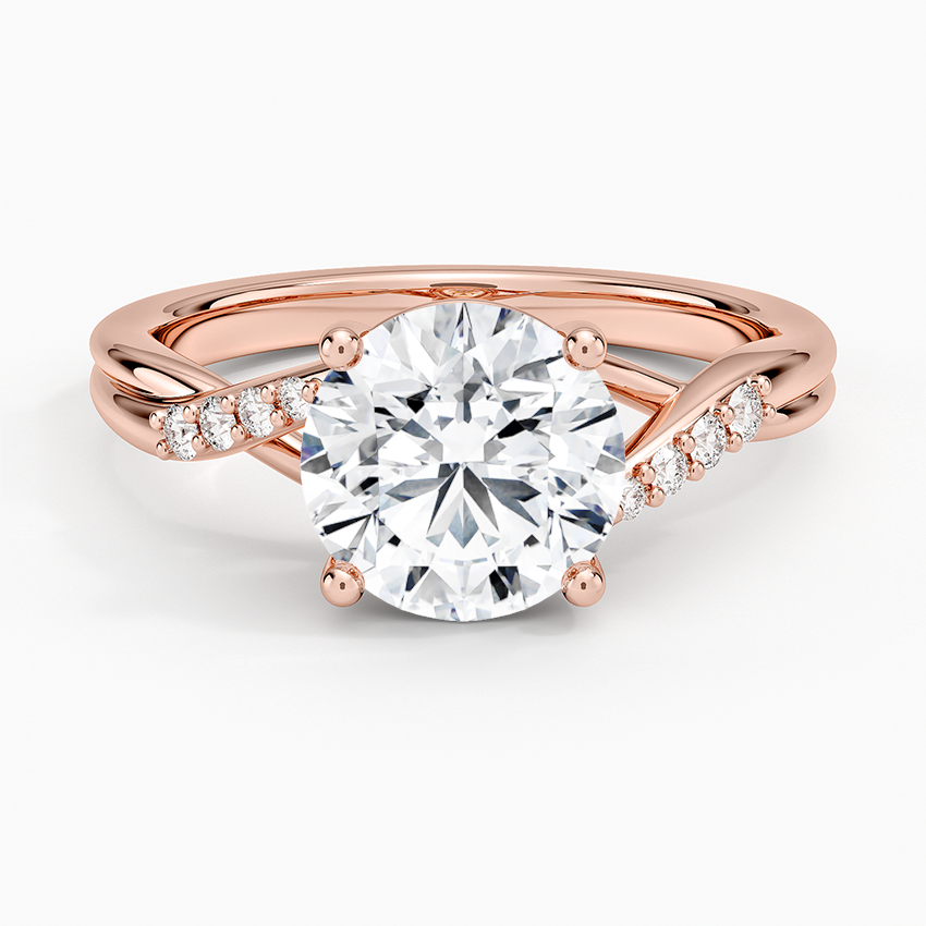 Chamise Diamond Ring (1/15 ct. tw.) - Round Center Stone