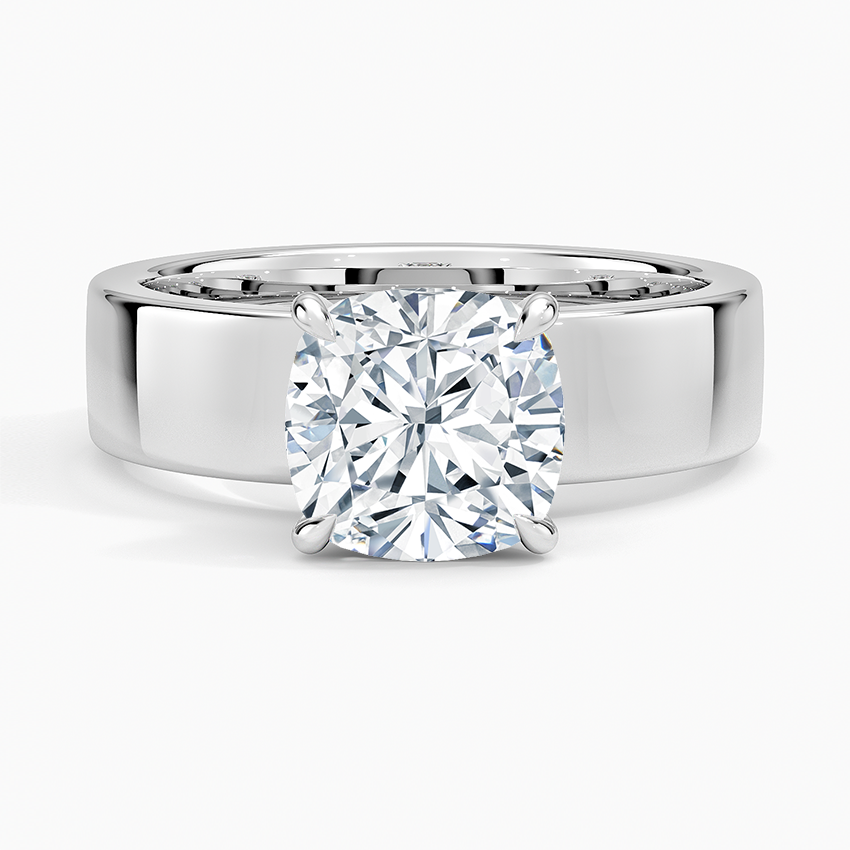 Alden Diamond Ring - Cushion Cut Center Stone