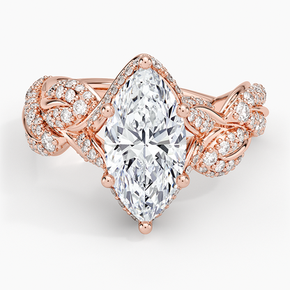Olivia Diamond Ring (1 ct. tw.) - Marquise Center Stone