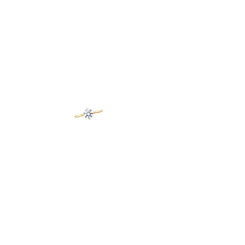 North Star Solitaire Ring