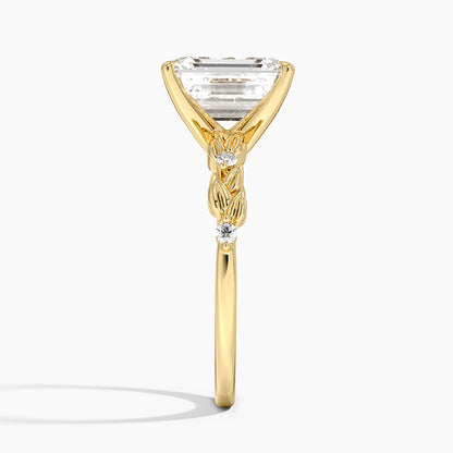 Briar Diamond Ring - Emerald Cut Center Stone