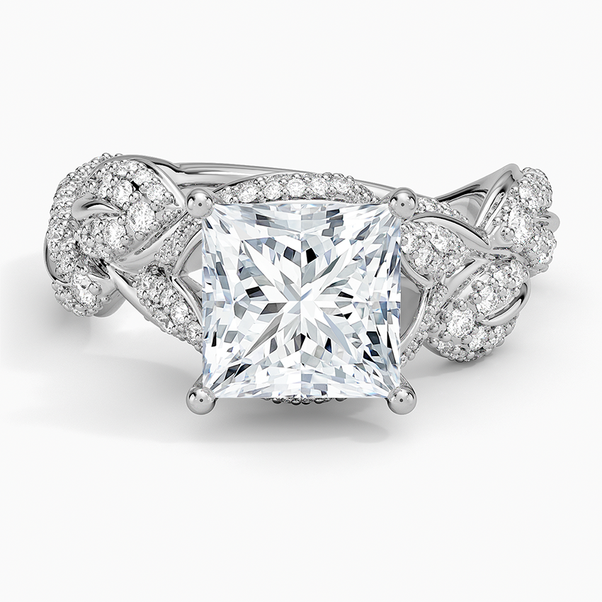 Olivia Diamond Ring (1 ct. tw.) - Princess Cut Center Stone