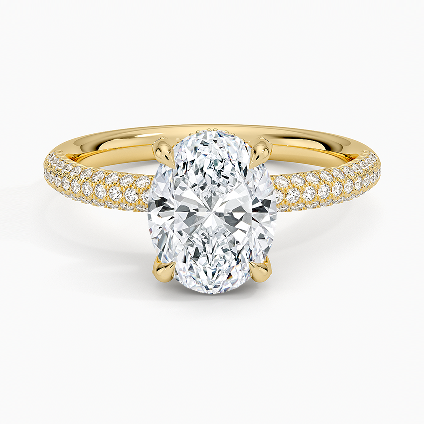 Valencia Diamond Ring (1/3 ct. tw.) - Oval Center Stone