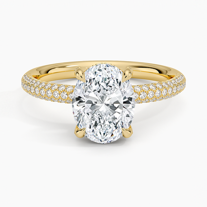 Valencia Diamond Ring (1/3 ct. tw.) - Oval Center Stone