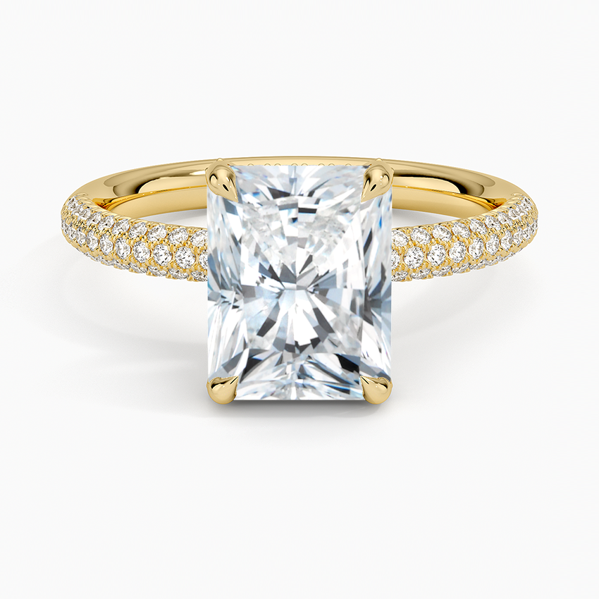 Valencia Diamond Ring (1/3 ct. tw.) - Radiant Cut Center Stone