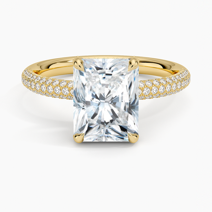 Valencia Diamond Ring (1/3 ct. tw.) - Radiant Cut Center Stone