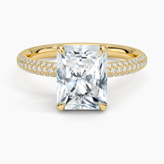 Valencia Diamond Ring (1/3 ct. tw.) - Radiant Cut Center Stone