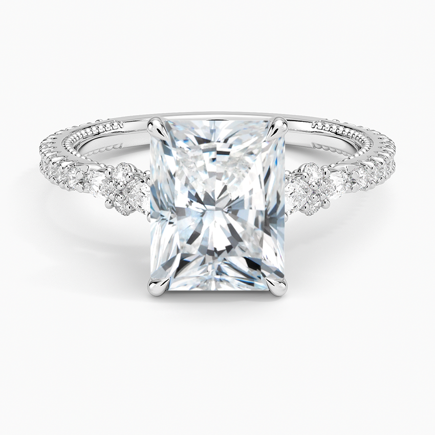 Primrose Diamond Ring - Radiant Cut Center Stone