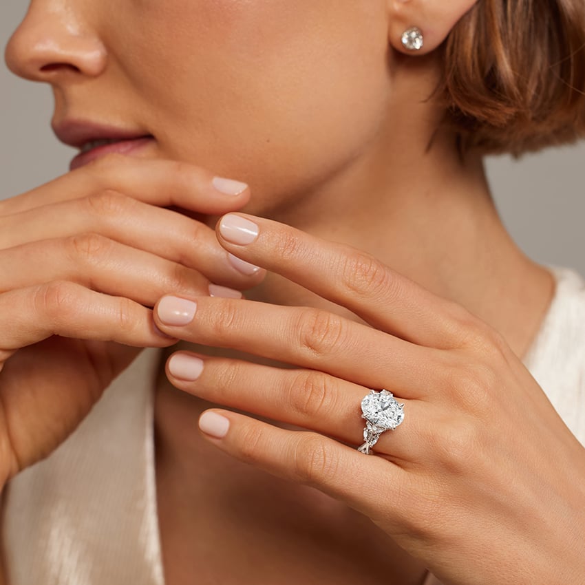 Secret Garden Diamond Ring (1/2 ct. tw.) - Princess Cut Center Stone