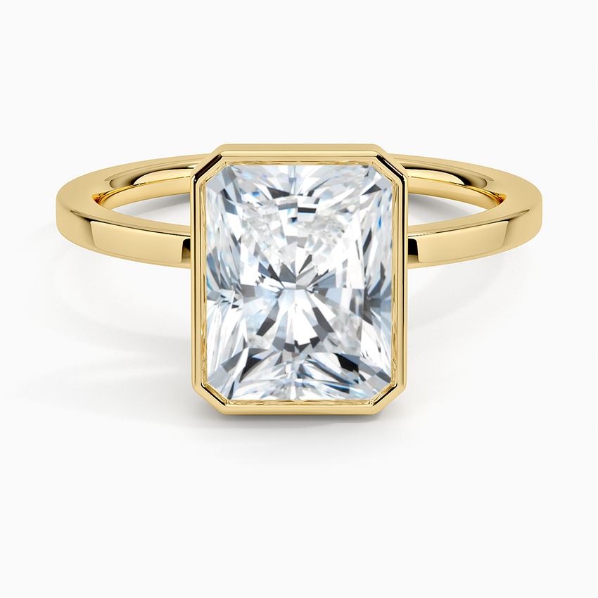 Noemi Bezel Ring - Radiant Cut Center Stone