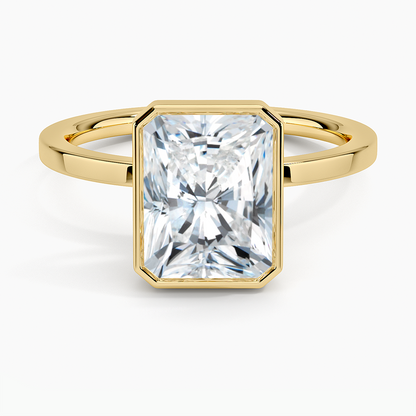 Noemi Bezel Ring - Radiant Cut Center Stone