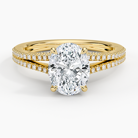 Icon Diamond Ring (1/3 ct. tw.) - Oval Center Stone