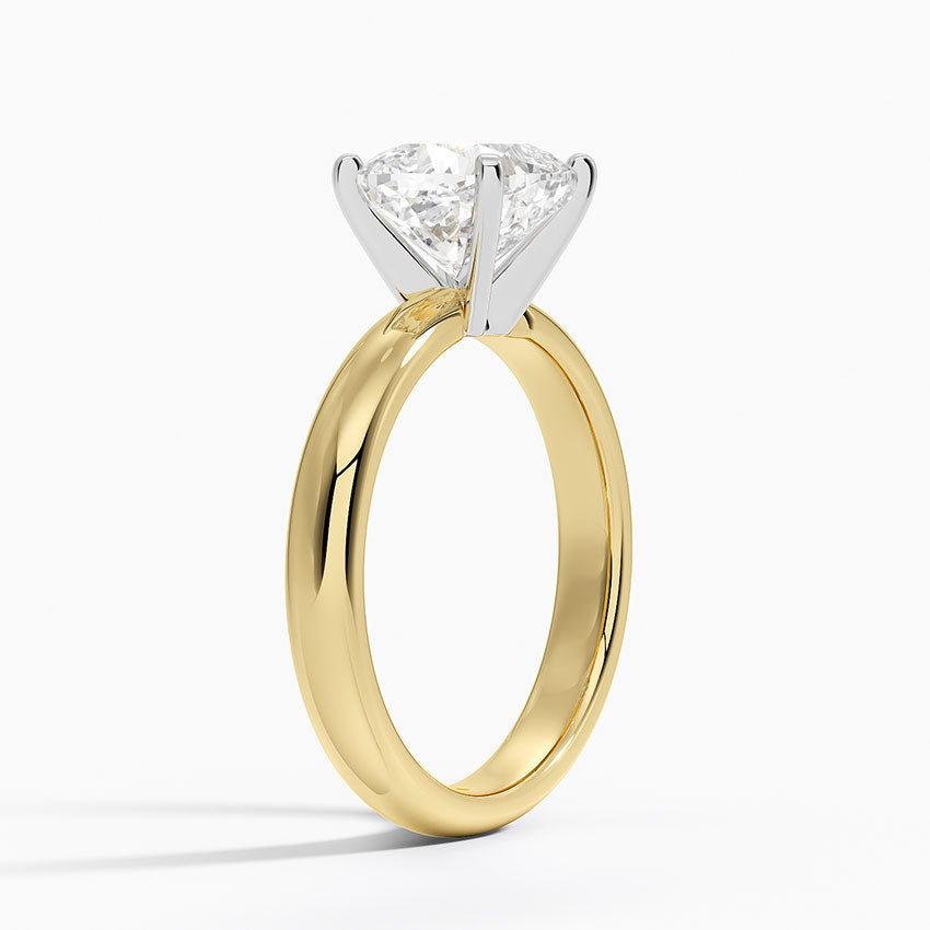 Comfort Fit 3mm Ring - Cushion Cut Center Stone