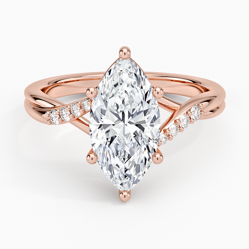 Chamise Diamond Ring (1/15 ct. tw.) - Marquise Center Stone