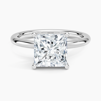 Sydney Perfect Fit 2mm Solitaire Ring - Princess Cut Center Stone