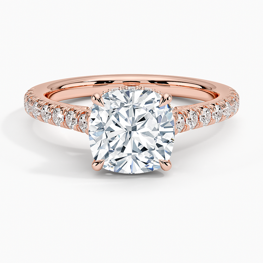 Chantal Diamond Ring - Cushion Cut Center Stone