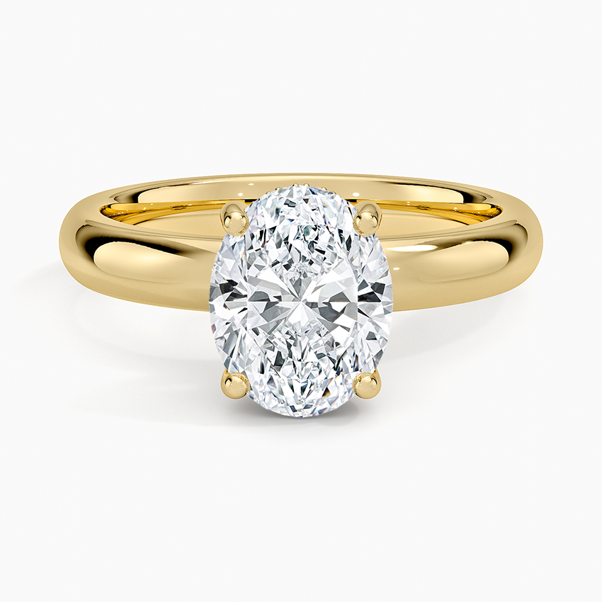 Sydney Perfect Fit Halo 3mm Diamond Ring - Oval Center Stone