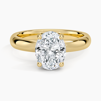 Sydney Perfect Fit Halo 3mm Diamond Ring - Oval Center Stone