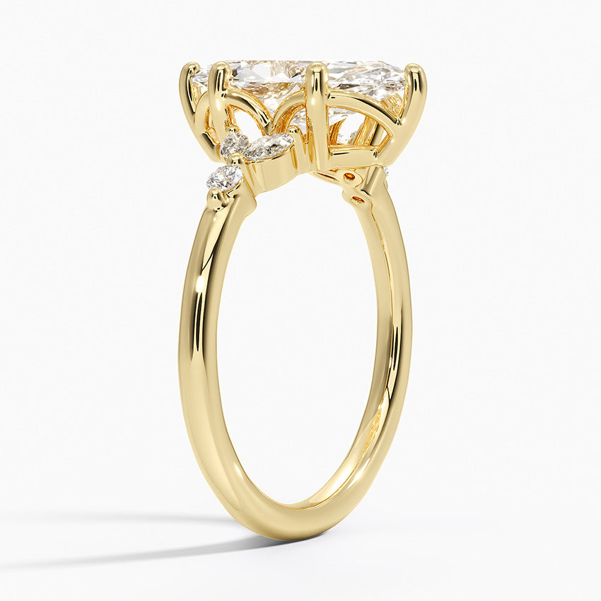 Verbena Diamond Ring - Marquise Cut Center Stone