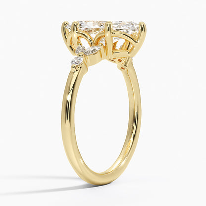Verbena Diamond Ring - Marquise Cut Center Stone