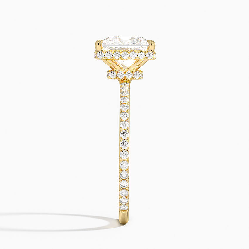 Gala Diamond Ring - Princess Cut Center Stone