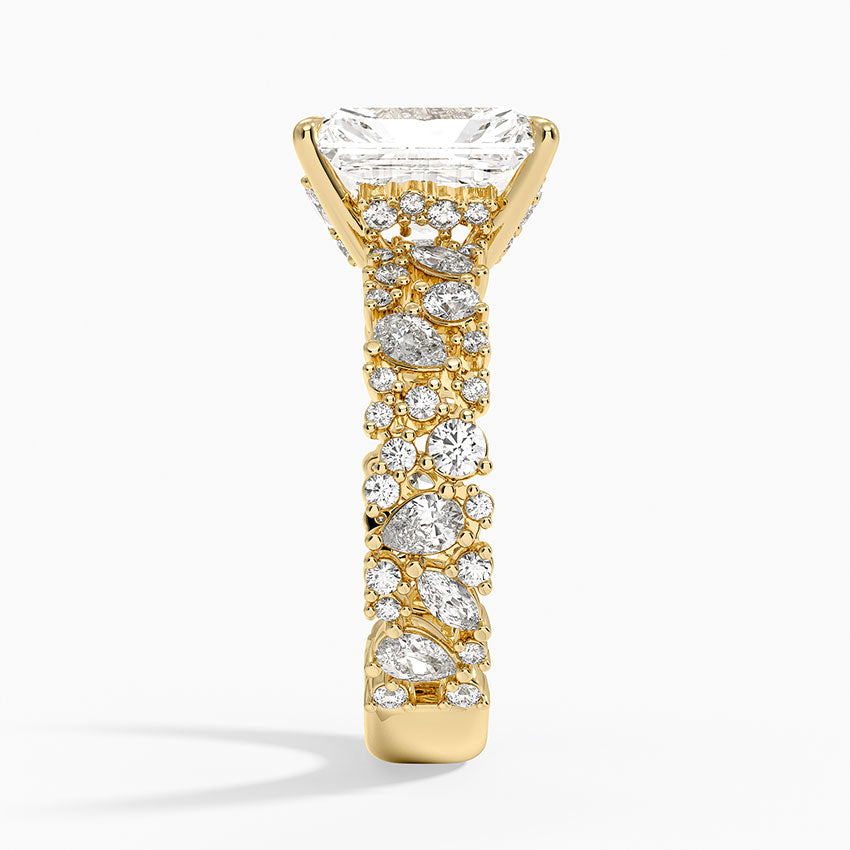 Glacé Diamond Ring (3/4 ct. tw.) - Radiant Cut Center Stone