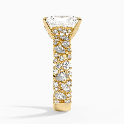 Glacé Diamond Ring (3/4 ct. tw.) - Radiant Cut Center Stone